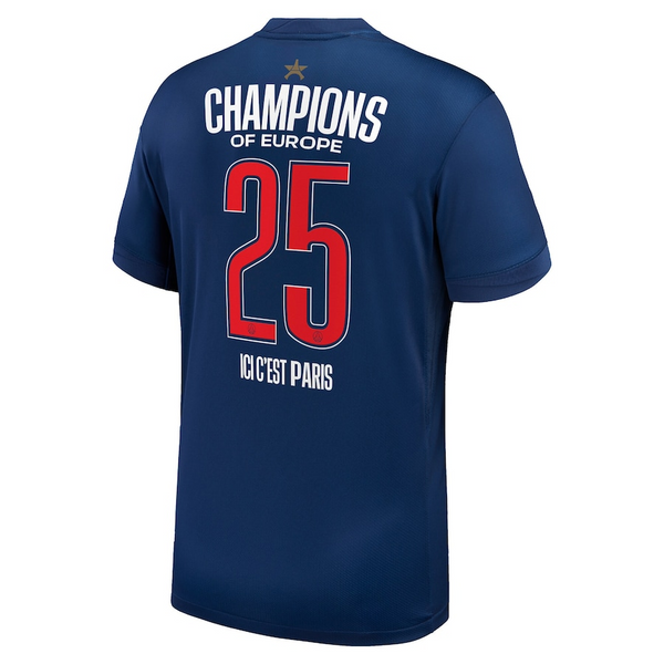 Player Verison PSG Home Soccer Jersey 2024/25 Special Edition-Champions of Europe 2025 For Jerseys Store