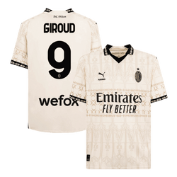 GIROUD #9 AC Milan X Pleasures Fourth Away  Soccer Jersey 2023/24 Top Soccer Jerseys Store