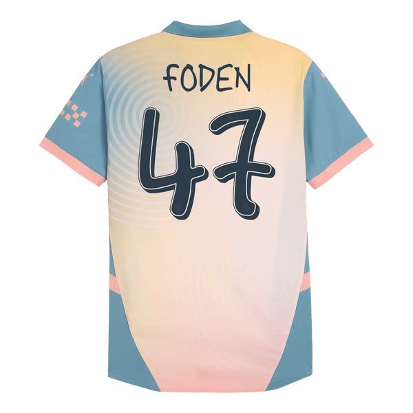 Player Version FODEN #47 Manchester City Fourth Away  Soccer Jersey 2024/25 - Definitely City Top Soccer Jerseys Store