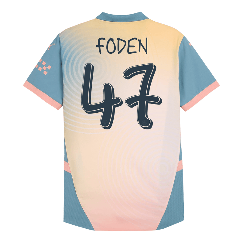 Player Version FODEN #47 Manchester City Fourth Away  Soccer Jersey 2024/25 - Definitely City Top Soccer Jerseys Store
