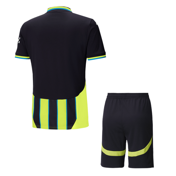 Manchester City Away  Soccer Jersey Kit(Jersey+Shorts) 2024/25 Top Soccer Jerseys Store