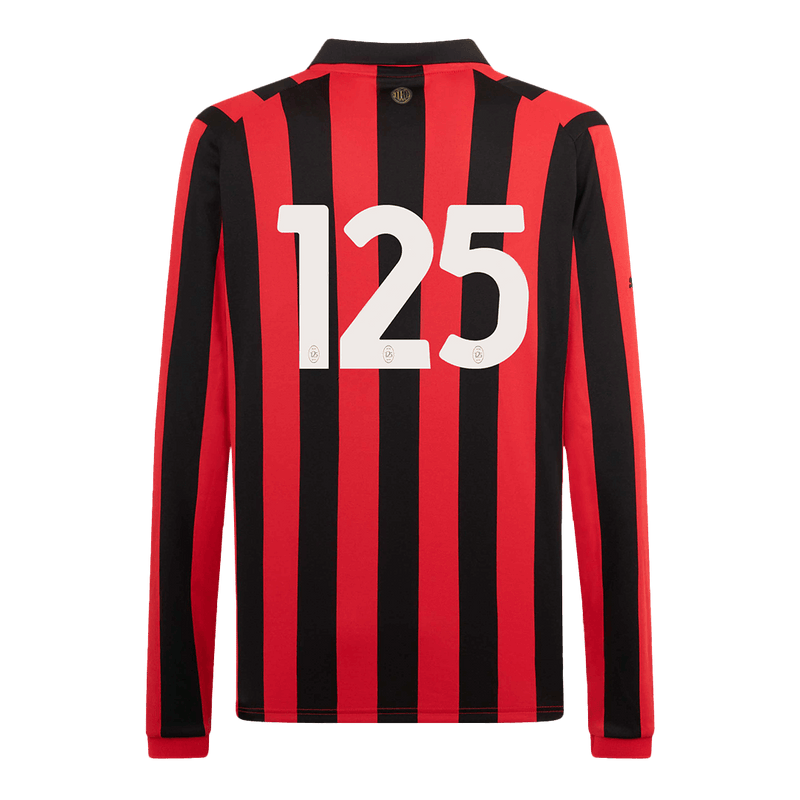 #125 AC Milan 125th Anniversary Long Sleeve  Soccer Jersey 2024/25 Top Soccer Jerseys Store