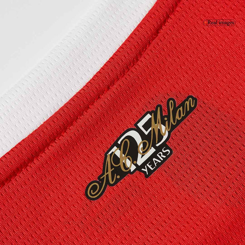 AC Milan Home Long Sleeve  Soccer Jersey 2024/25 Top Soccer Jerseys Store
