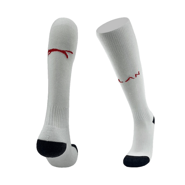 Kid's AC Milan Home Soccer Socks 2024/25 Top Soccer Jerseys Store