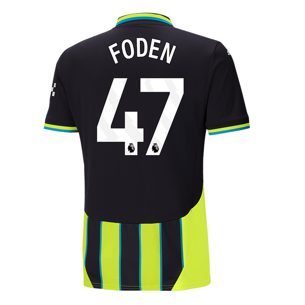 FODEN #47 Manchester City Away  Soccer Jersey 2024/25 Top Soccer Jerseys Store