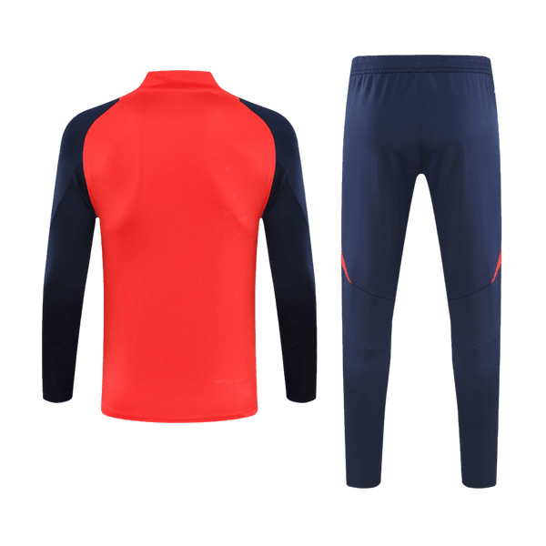 Manchester United Zipper Sweatshirt Kit(Top+Pants) 2024/25 Top Soccer Jerseys Store