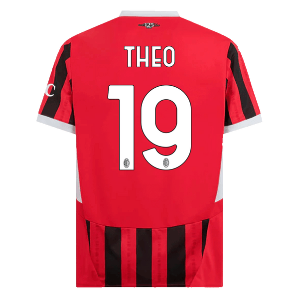 THEO #19 AC Milan Home  Soccer Jersey 2024/25 Top Soccer Jerseys Store