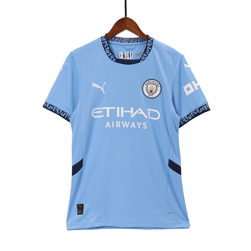 KHUSANOV #45 Manchester City Home  Soccer Jersey 2024/25 Top Soccer Jerseys Store