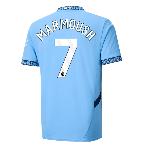 MARMOUSH #7 Manchester City Home  Soccer Jersey 2024/25 Top Soccer Jerseys Store