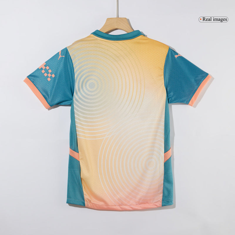 Player Version HAALAND #9 Manchester City Fourth Away  Soccer Jersey 2024/25- Definitely City (UCL) Top Soccer Jerseys Store