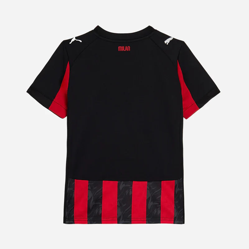Kid's AC Milan Home  Soccer Jersey Kit(Jersey+Shorts) 2025/26 For Jerseys Store