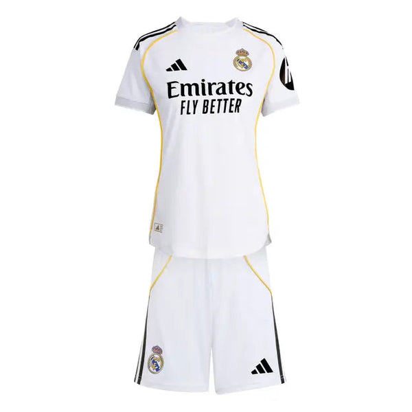 Kid's Real Madrid Home Soccer Jersey Kit(Jersey+Shorts+Socks) 2025/26 For Jerseys Store