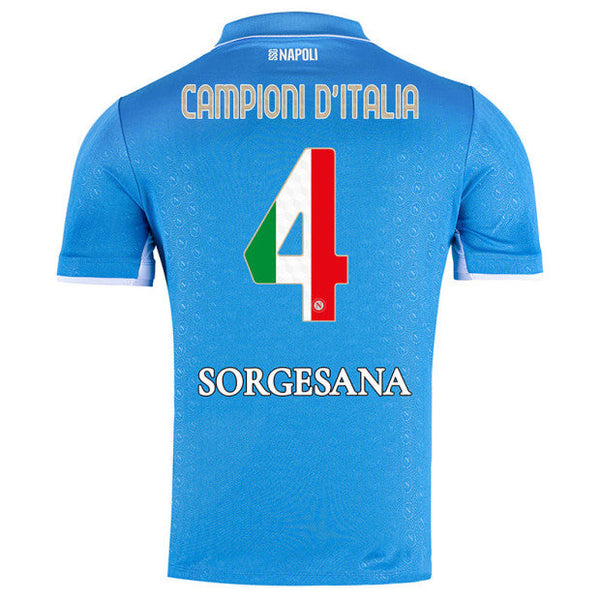 SSC Napoli 2024/25 Campioni d’Italia Home Match Shirt For Jerseys Store