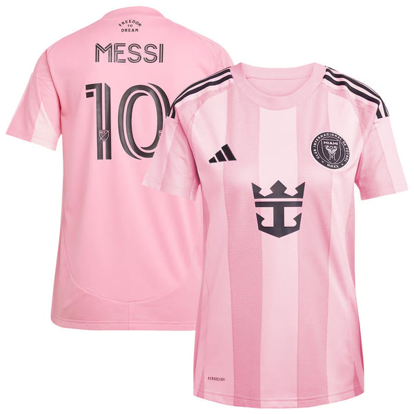 Women's Messi #10 Inter Miami CF Home Soccer Jersey 2025 For Jerseys Store