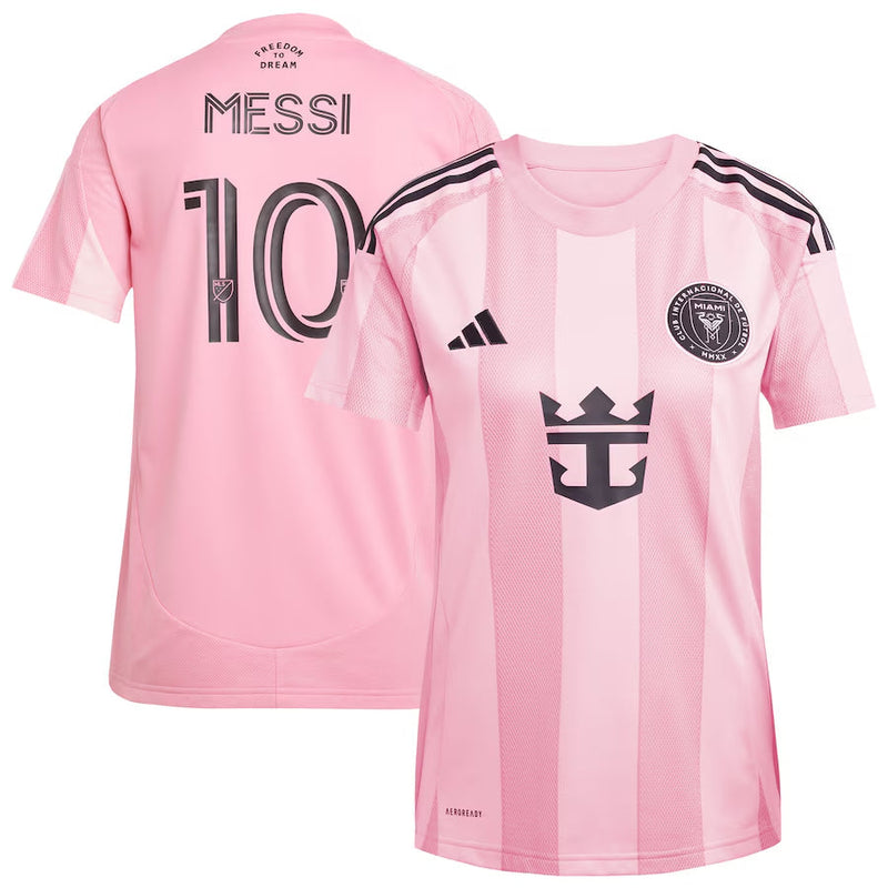 Women's Messi #10 Inter Miami CF Home Soccer Jersey 2025 For Jerseys Store