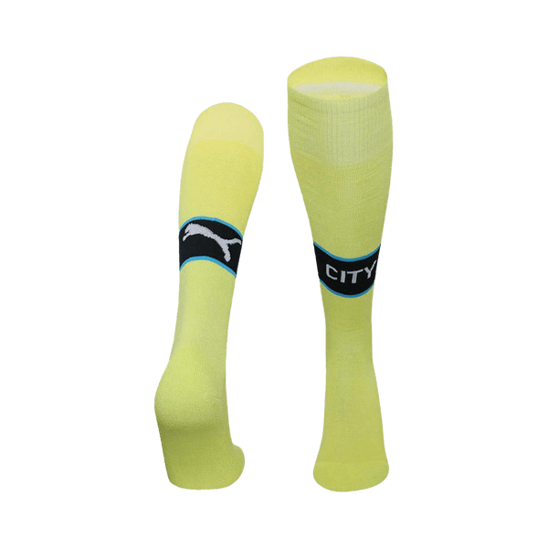 Manchester City Away Soccer Socks 2024/25 Top Soccer Jerseys Store