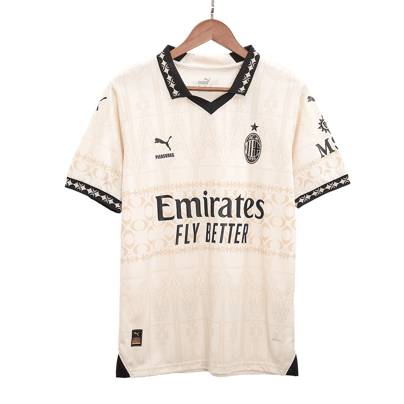 AC Milan X Pleasures Fouth Away  Soccer Jersey 2023/24 Top Soccer Jerseys Store