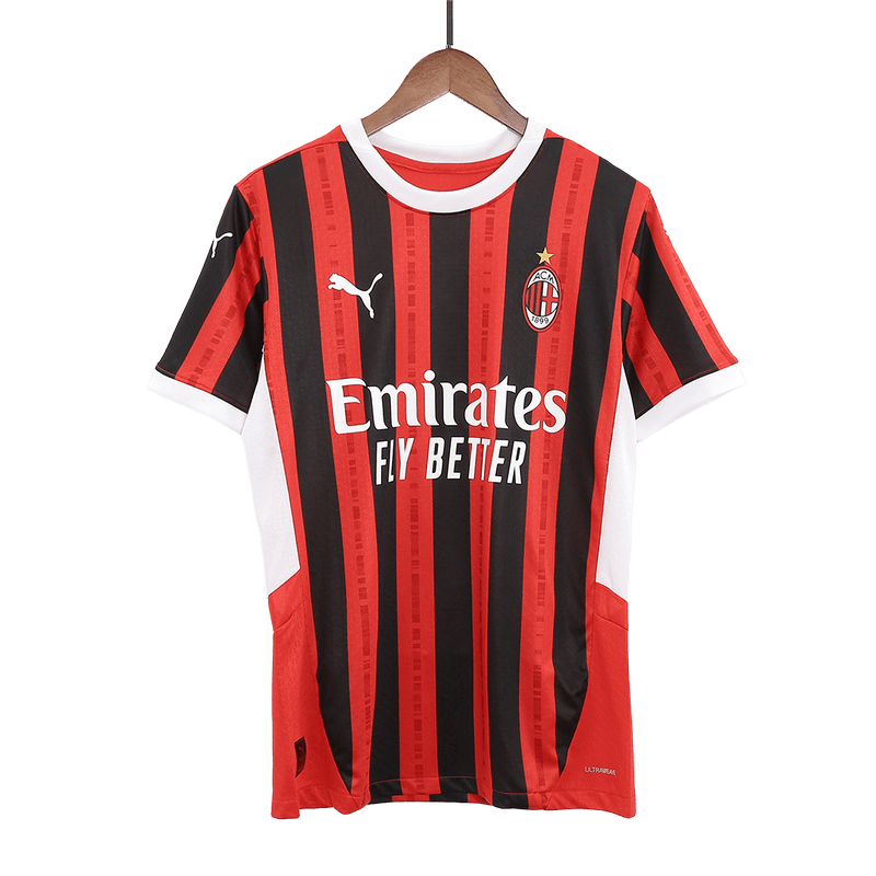 Player Version GIMENEZ #7 AC Milan Home  Soccer Jersey 2024/25 Top Soccer Jerseys Store