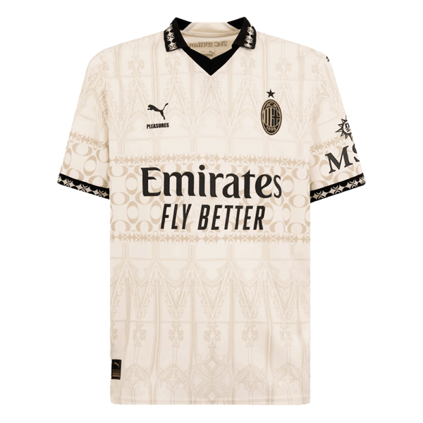GIROUD #9 AC Milan X Pleasures Fourth Away  Soccer Jersey 2023/24 Top Soccer Jerseys Store