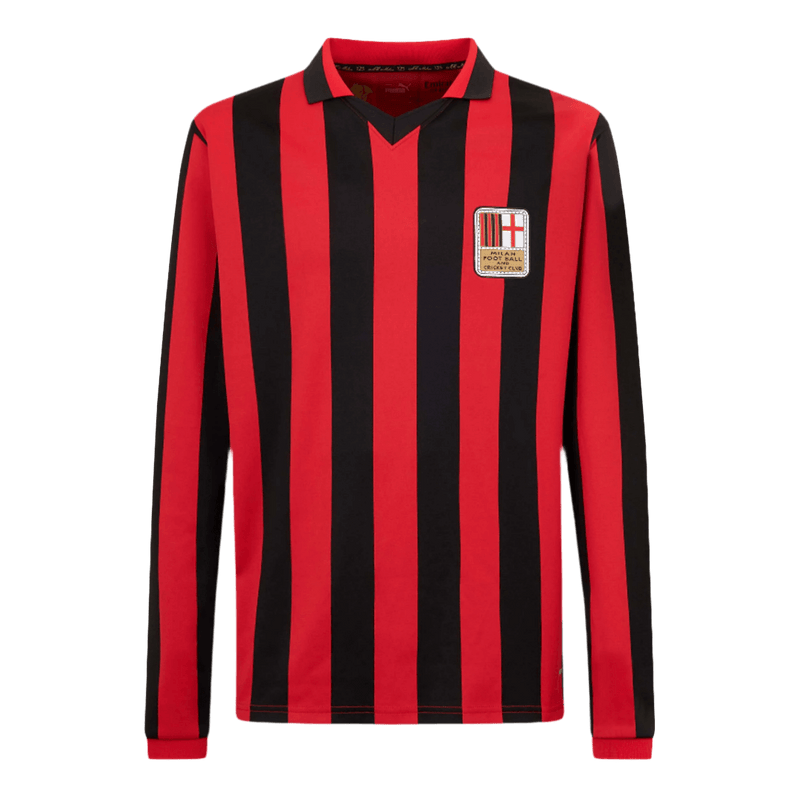 AC Milan Long Sleeve  Soccer Jersey 2024/25 - 125th Anniversary Top Soccer Jerseys Store