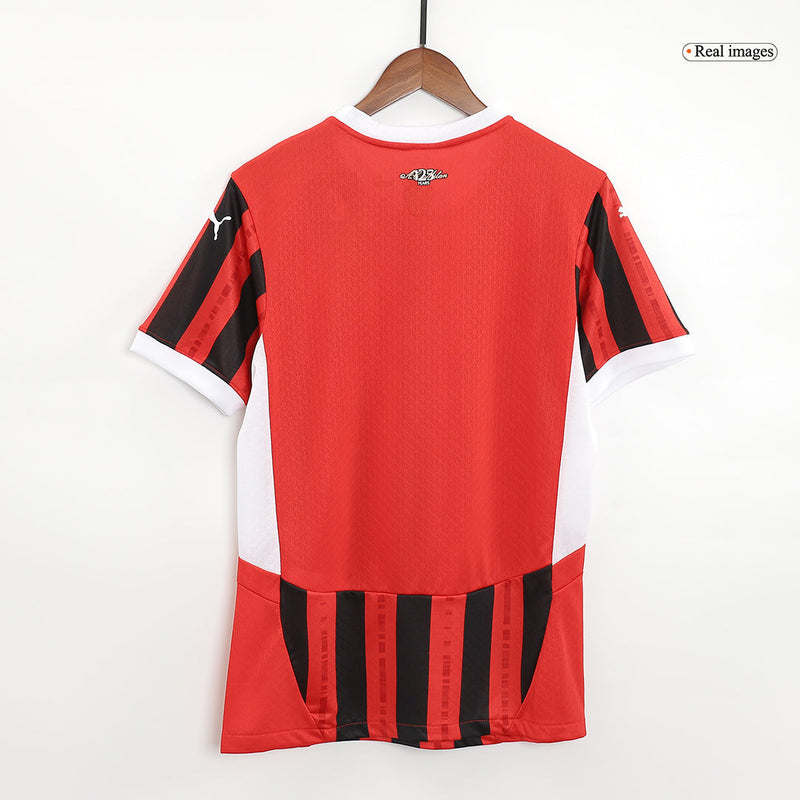 Player Version GIMENEZ #7 AC Milan Home  Soccer Jersey 2024/25 Top Soccer Jerseys Store