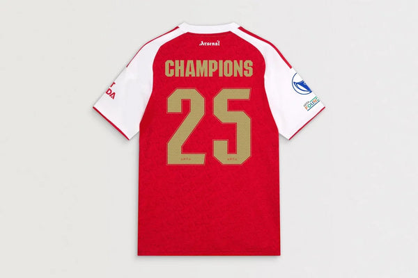 Arsenal Home Soccer Jersey 2025/26 - UWCL Champions For Jerseys Store